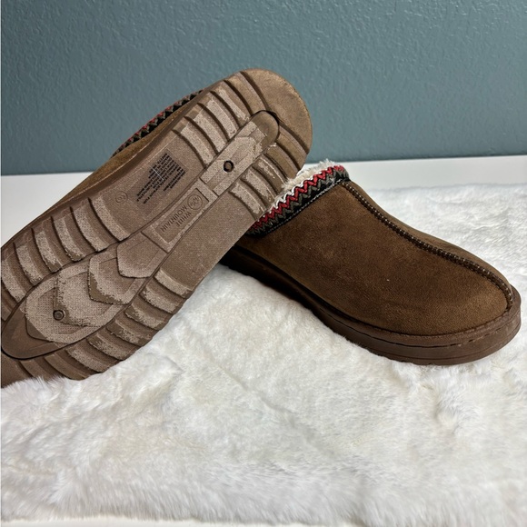 White Mountain Icebin Faux Fur Slipper Clog Dark Chocolate Size 9 - Picture 2 of 9